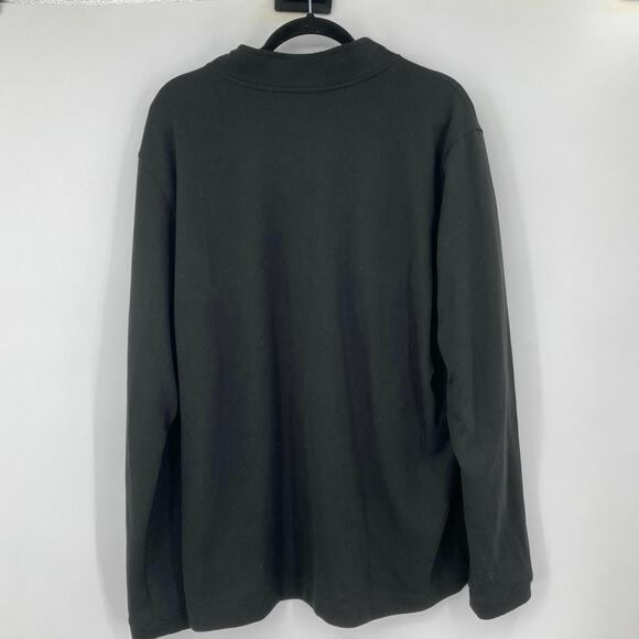 RHÔNE Commuter 1/4 Zip Pullover Black Sweater Men’s XXL Made in the USA - Picture 3 of 12
